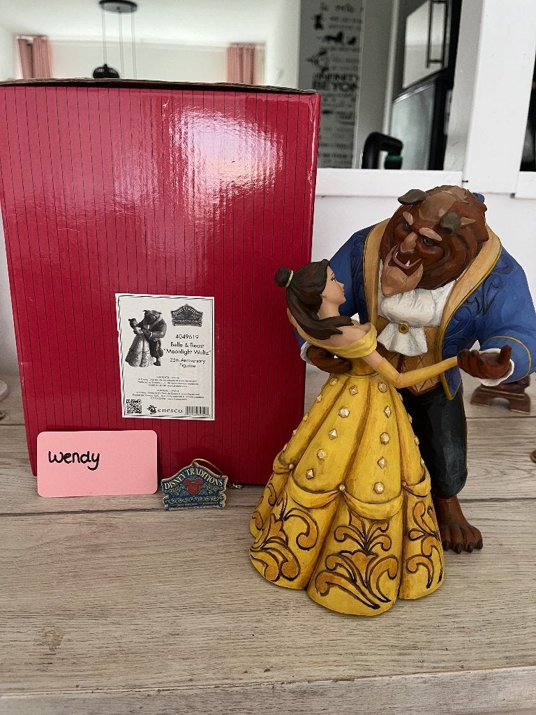 Jim Shore tradition Belle en het Beest, Verzamelen, Disney, Ophalen, Assepoester of Belle, Nieuw, Beeldje of Figuurtje
