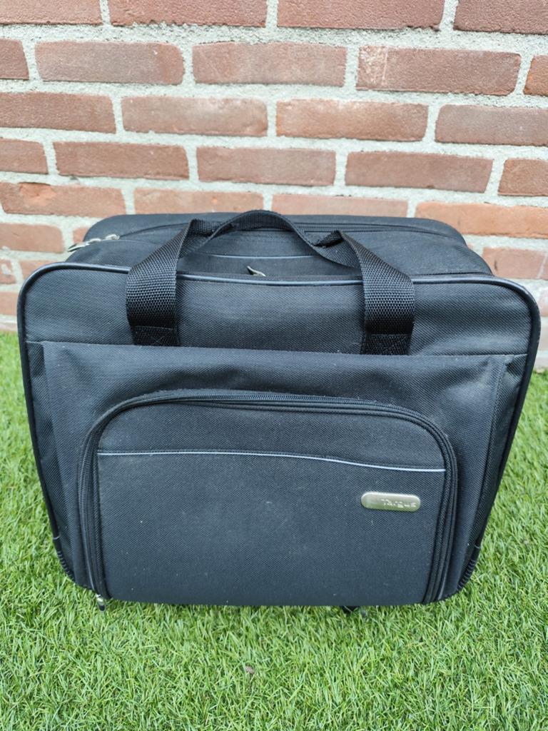 Targus laptop trolleytas - Zwart, Gebruikt, 15 inch, Trolleytas, Gevoerd laptopvak