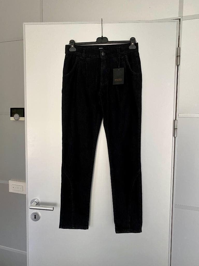 H880 Nieuw: Angels spijkerbroek jeans maat 36=S broek zwart, Zwart, Nieuw, Ophalen of Verzenden, W28 - W29 (confectie 36)