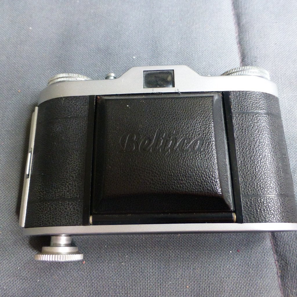 Camera Beltica met Carl Zeiss Jena Tessar lens, Ophalen of Verzenden, Zo goed als nieuw, Compact, Overige Merken
