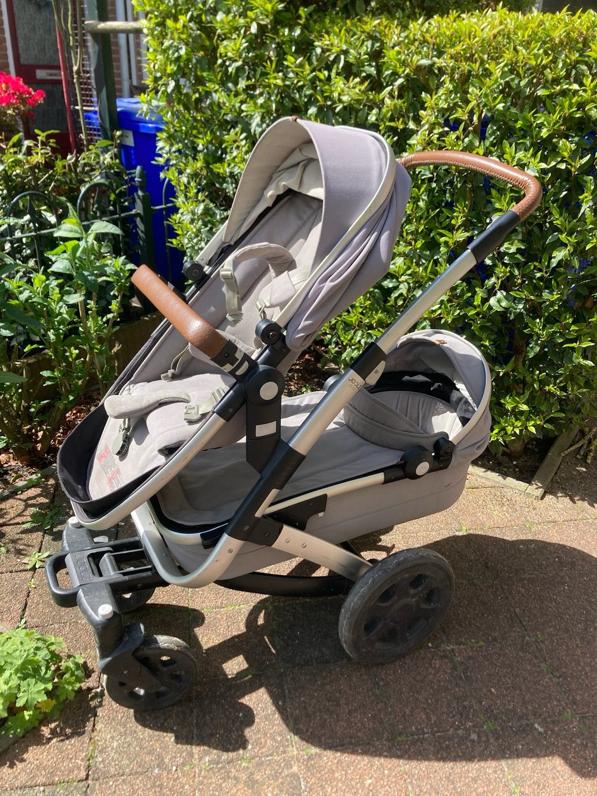 Joolz Geo 2 duo kinderwagen - grijs, Zo goed als nieuw, Combiwagen, Met reiswieg, Ophalen