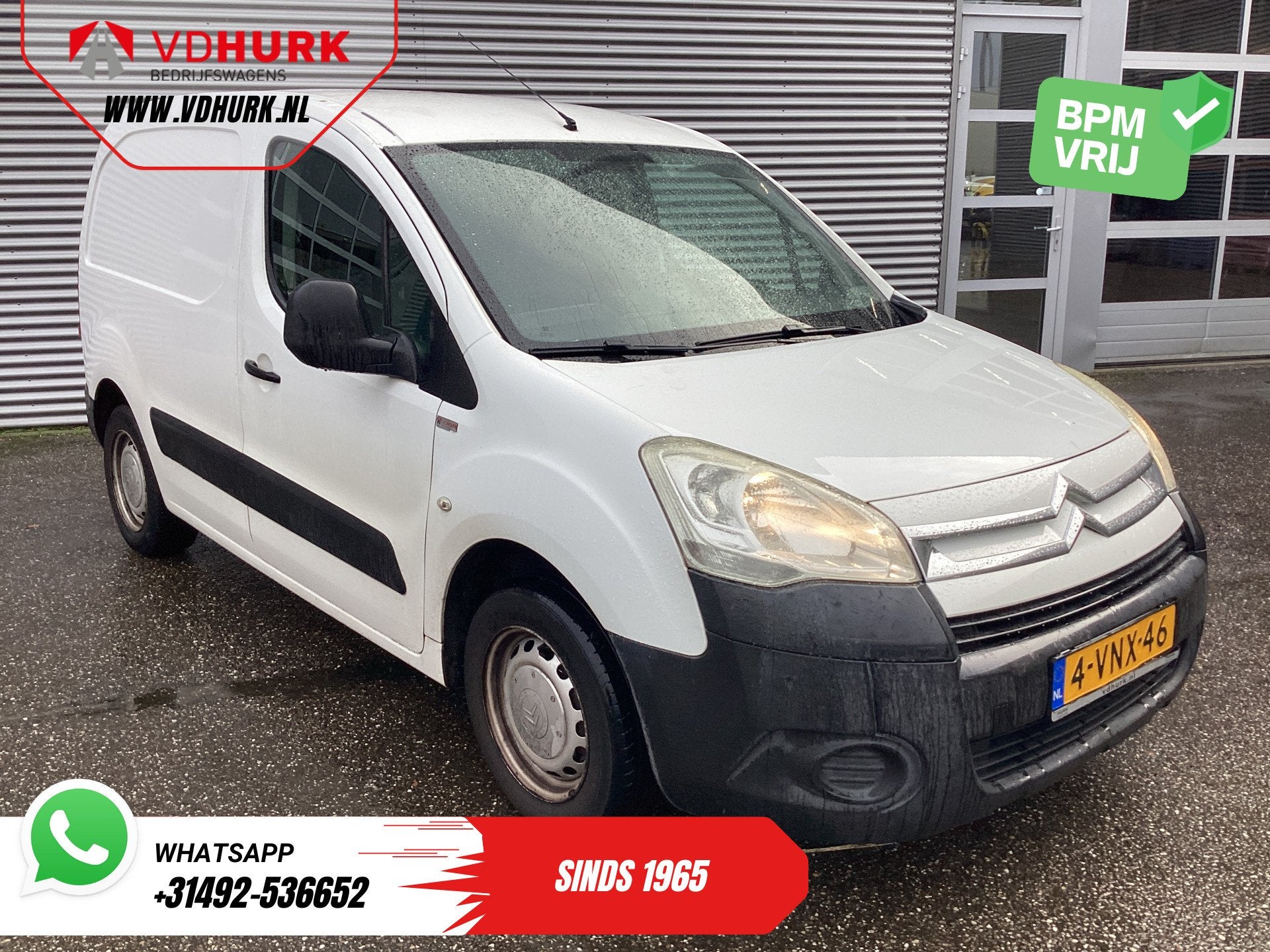 Citroën Berlingo 1.6 HDI EXPORT APK 07-2026/ NL Auto/ D.B., Auto's, Bestelauto's, Euro 5, Stof, Gebruikt, 4 cilinders