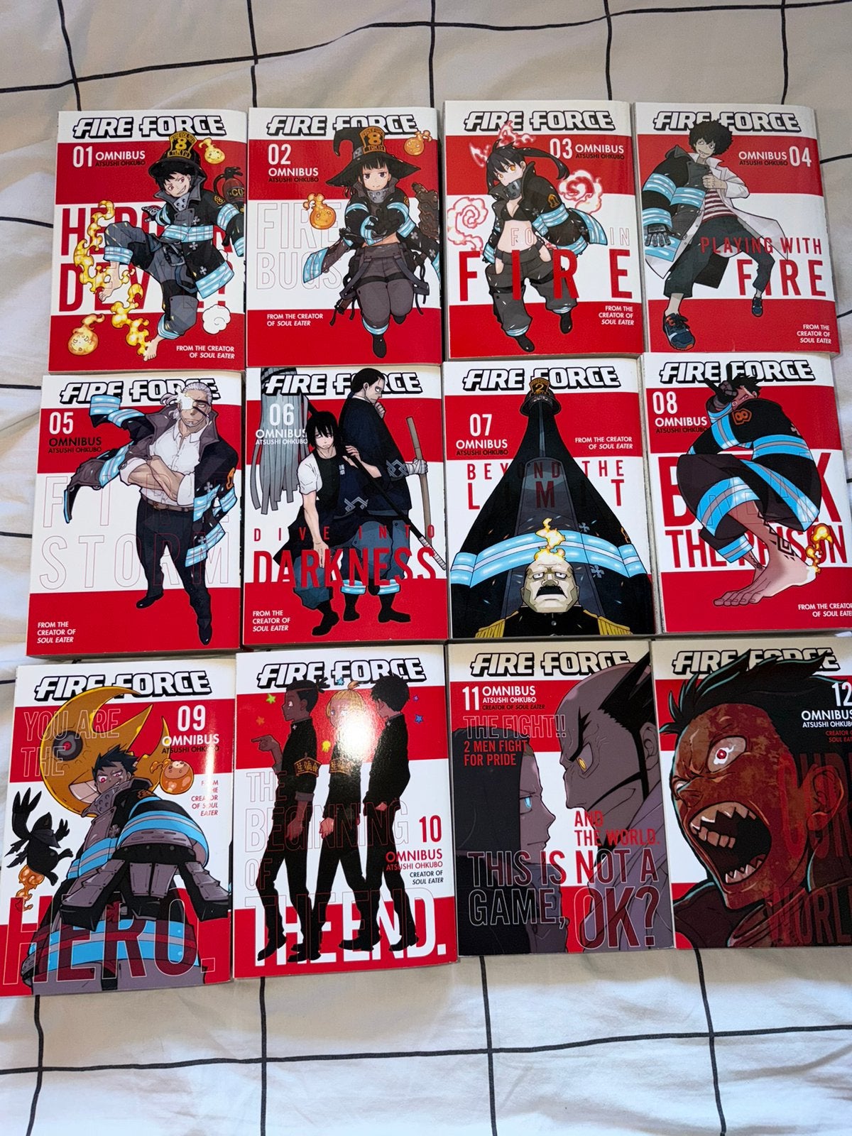 Manga: Fire Force Omnibus 1-12 (EN), Boeken, Meerdere comics, Ophalen of Verzenden, Zo goed als nieuw, Japan (Manga)