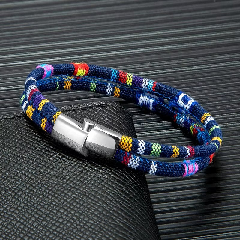 Blauwe Surf Armband Voor Dames en Heren, Verzenden, Nieuw, Blauw