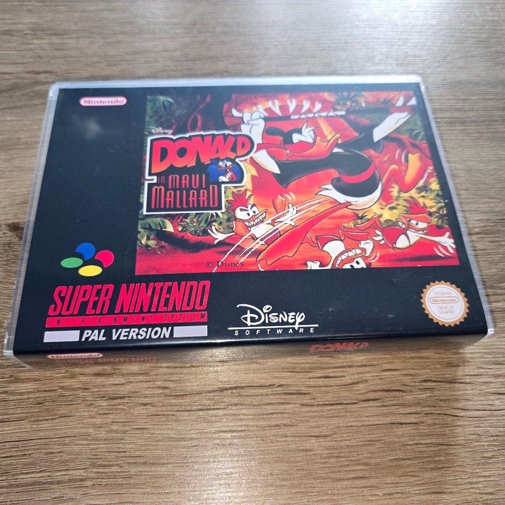 Donald in Maui Mallard SNES Game Case, Spelcomputers en Games, Avontuur en Actie, Verzenden, 1 speler, Zo goed als nieuw