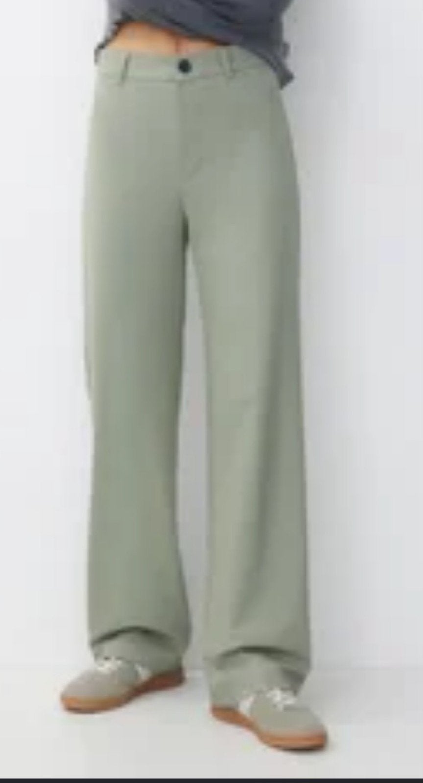 Loavies dames broek maat L - Lichtgroen, Maat 42/44 (L), Ophalen of Verzenden, Lang, Groen