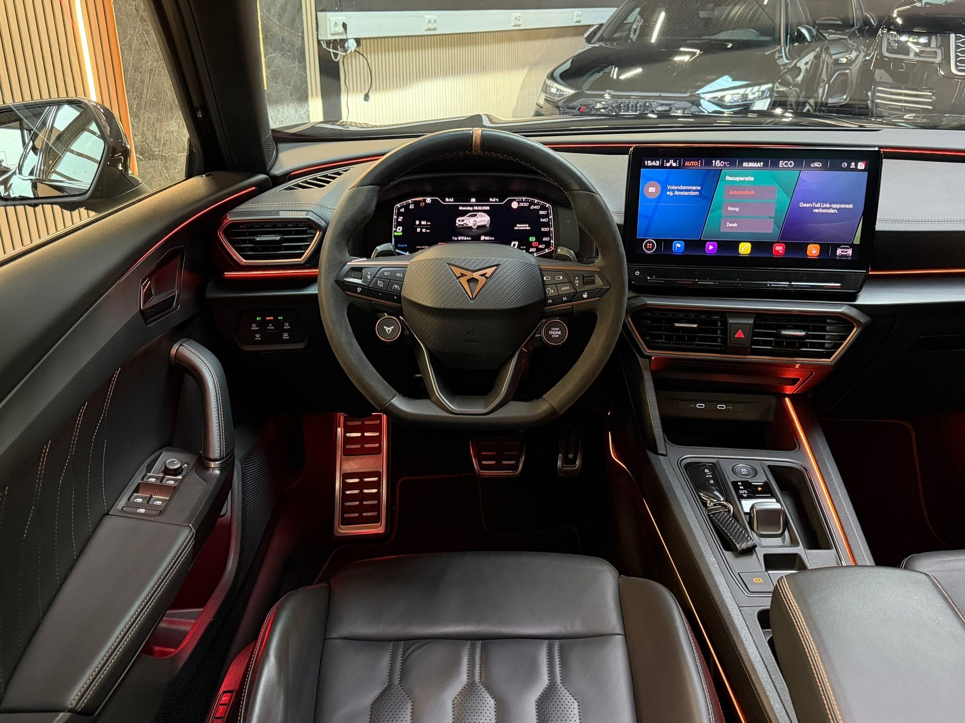 Cupra Formentor 1.4 e-Hybrid VZ Performance Copper Edition|P, Auto's, Dealer onderhouden, Gebruikt, 4 cilinders, Zwart