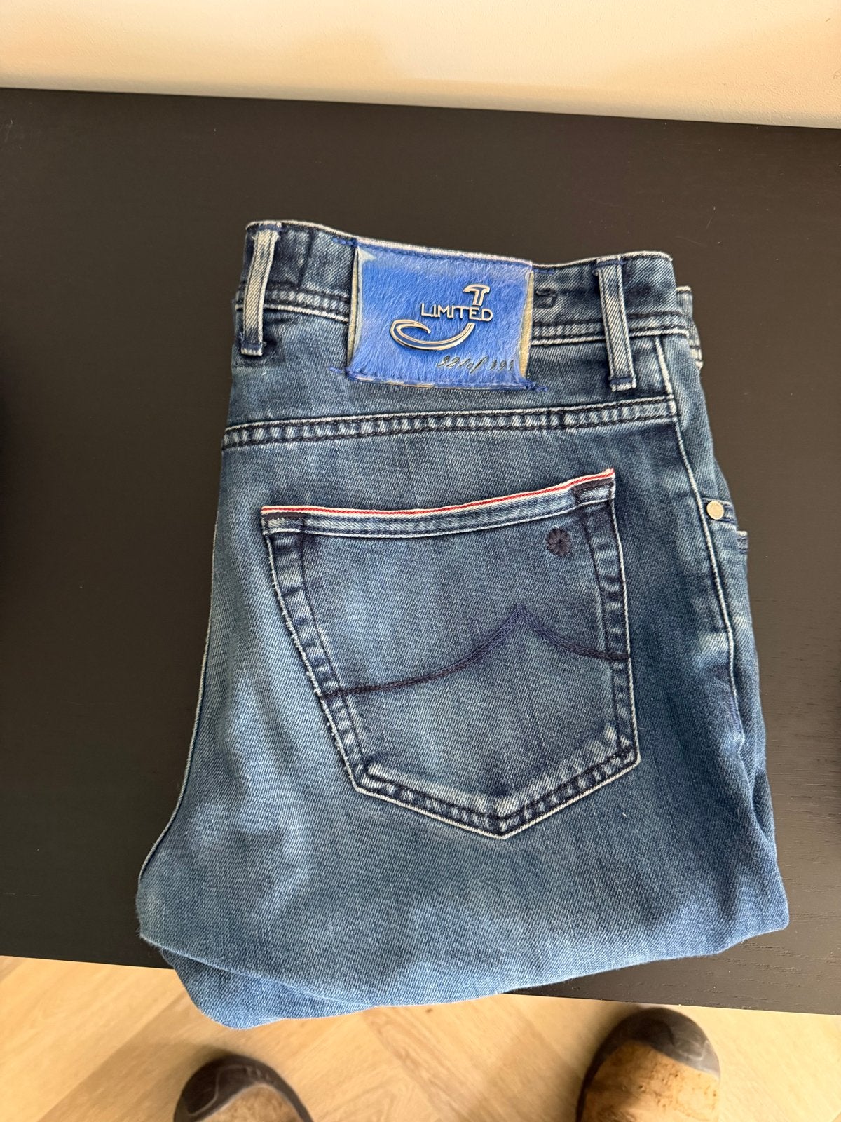 Jacob Cohën Limited Edition Jeans W33, Ophalen, Zo goed als nieuw, Blauw, W33 - W34 (confectie 48/50)