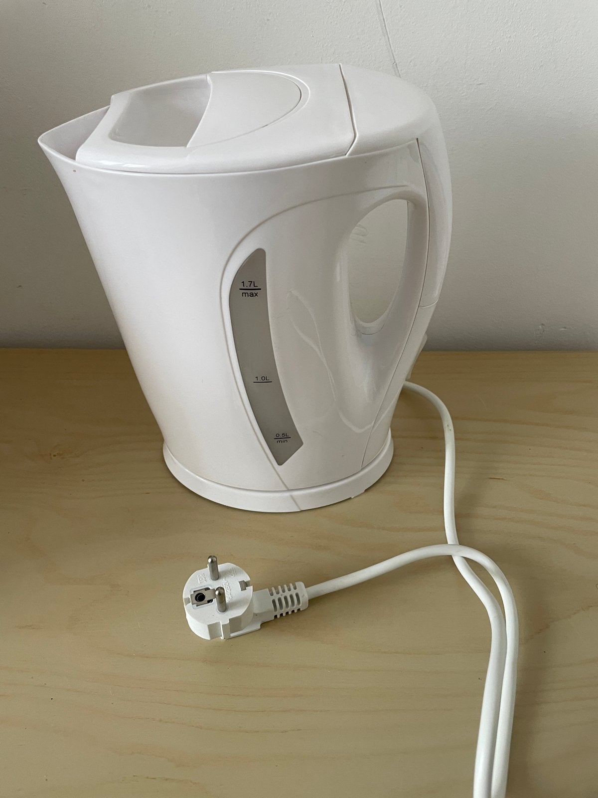 Hema Waterkoker Wit 1.7L - nieuw, Witgoed en Apparatuur, Ophalen of Verzenden, Nieuw