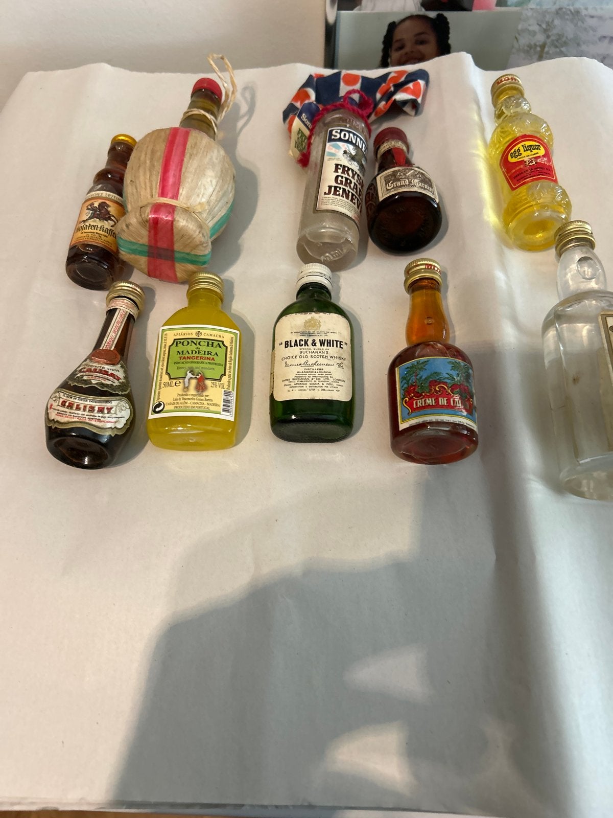 Verzameling van diverse miniatuur drankflessen, Ophalen of Verzenden, Gebruikt