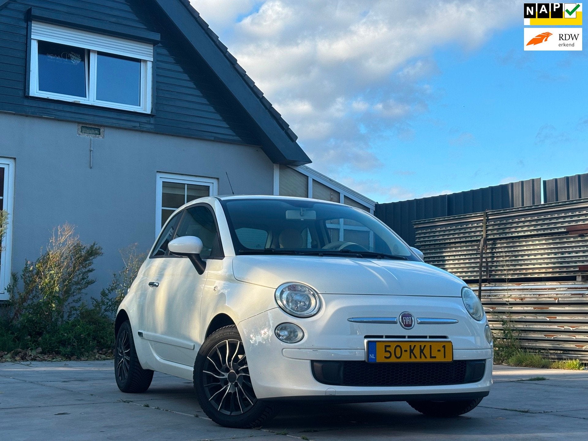 Fiat 500 1.2 Pop | Automaat | NAP | Airco | CarPlay | LM Vel, Auto's, Euro 5, Gebruikt, 1242 cc, 4 cilinders