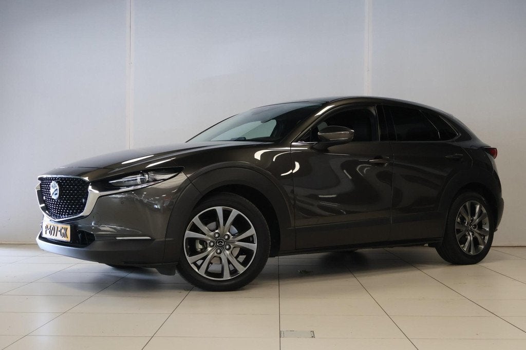 Mazda CX-30 2.0 e-SkyActiv-X M Hybrid Luxury ., Gebruikt, 4 cilinders, Bruin, 600 kg