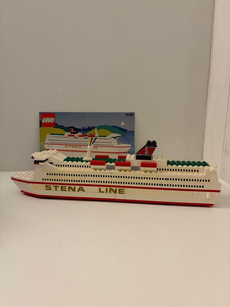 Lego 1548 Stena Line Ferry - Vintage & Compleet met Boekje, Ophalen of Verzenden, Gebruikt, Complete set, Lego