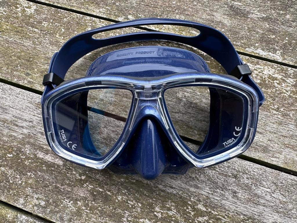Nieuw Duikmasker- TUSA M-212 freedom Ceos donkerblauw, Watersport en Boten, Duiken, Verzenden, Nieuw, Duikbril of Snorkel