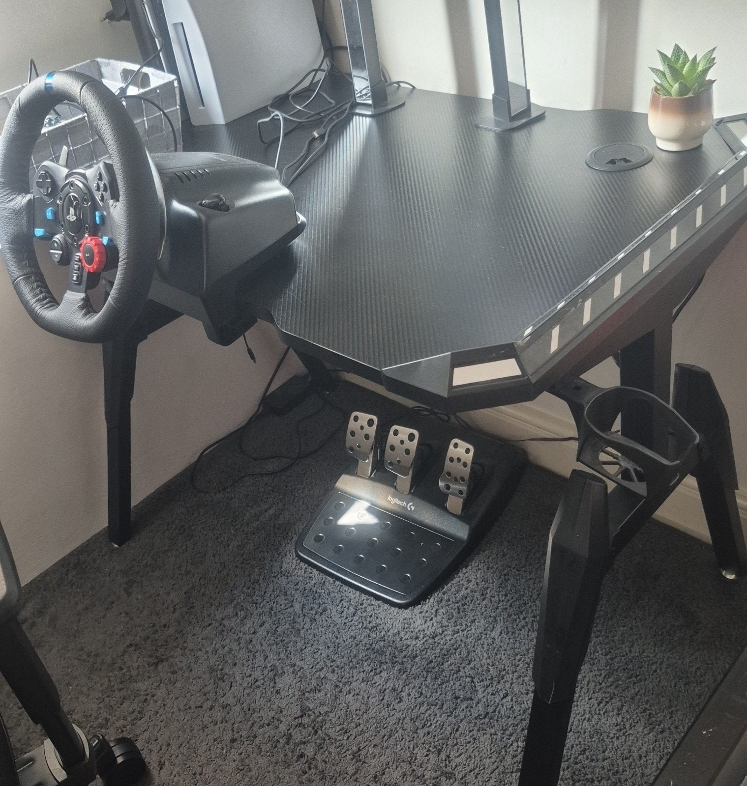 Game tafel / bureau met verlichting, Ophalen