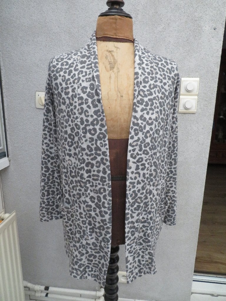 Dames vest Loshangend tijgerprint Miss Etam maat M, Maat 38/40 (M), Ophalen of Verzenden, Zo goed als nieuw, Miss Etam