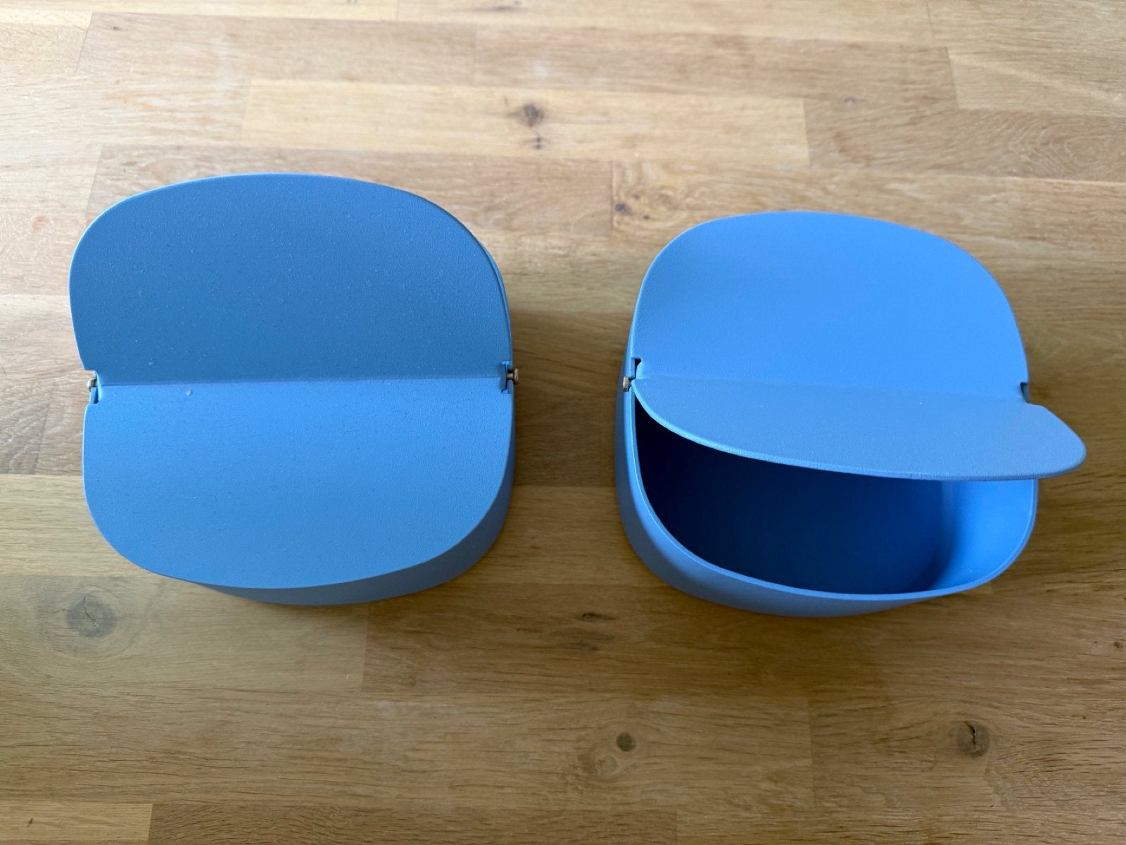 Hay Ypperlig bakjes - blauwe opbergbakjes, Huis en Inrichting, Gebruikt, Blauw, Kunststof, Ophalen of Verzenden