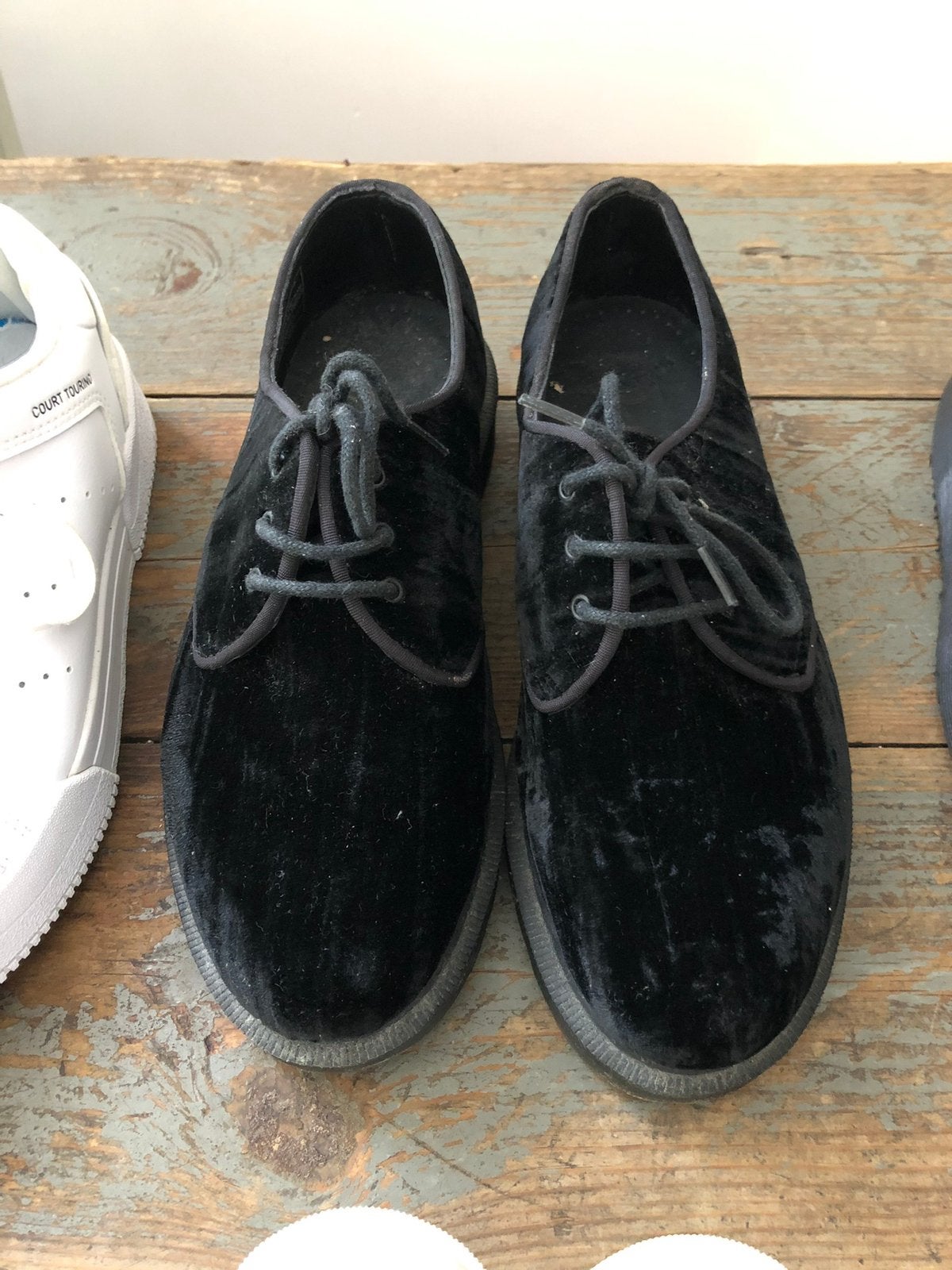 NIEUW DR MARTENS 37 SCHOENEN VELVET ZWART 37, Schoenen met lage hakken, Zwart, Nieuw, Ophalen of Verzenden