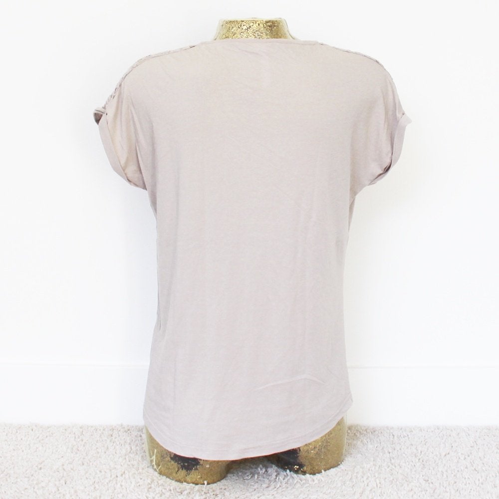 Mooi Dolce Vita Shirtje 571 (Maat 42) -571 € 20,-, Beige, Maat 42/44 (L), Ophalen of Verzenden, Zo goed als nieuw