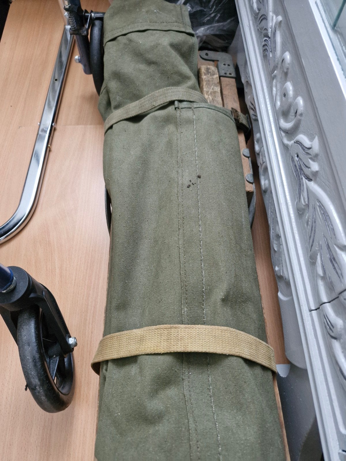 Vintage Militair Opvouwbaar Veldbed/Brancard, Verzamelen, Militaria | Algemeen, Ophalen