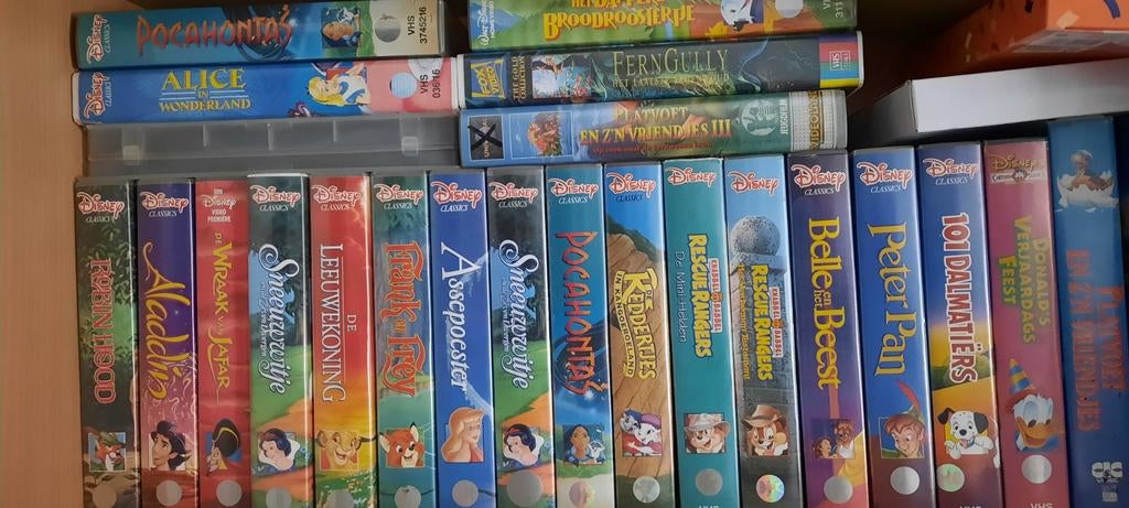 Disney vhs, Cd's en Dvd's, VHS | Kinderen en Jeugd, Alle leeftijden, Ophalen, Gebruikt