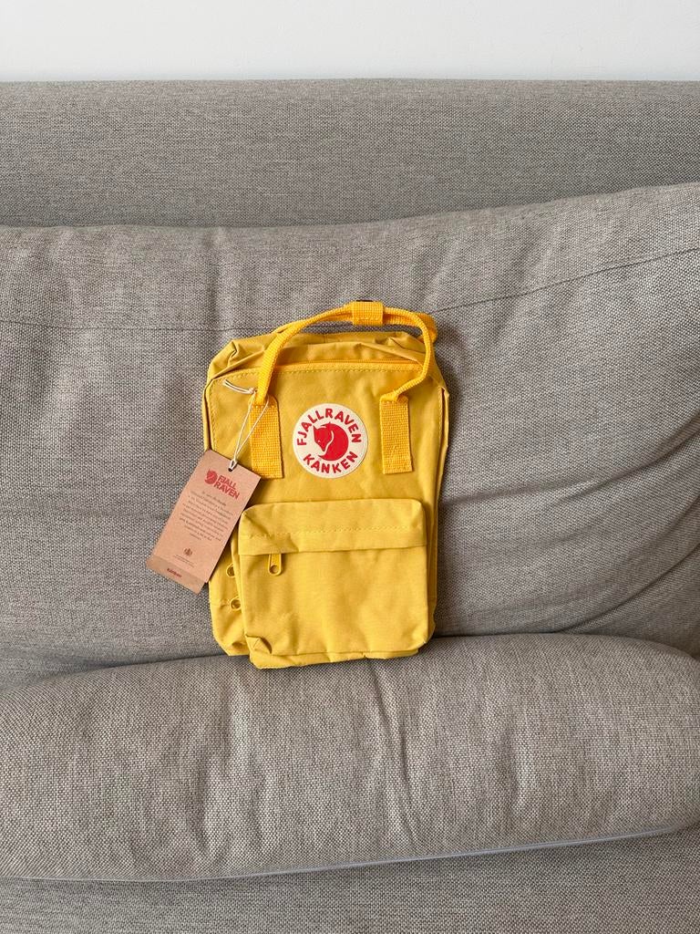 Fjällräven Kånken rugzak geel mini (7 lts), Overige merken, 25 tot 40 cm, Nieuw, Ophalen of Verzenden