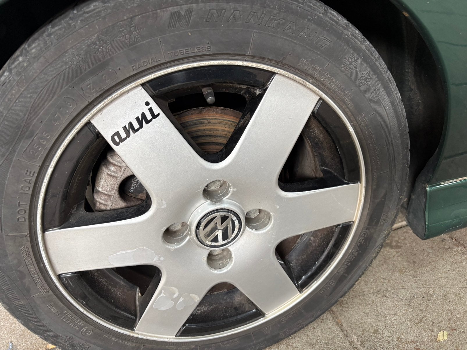 Achteras polo 6n2 met schijven!, Ophalen, Gebruikt, Volkswagen, Achter