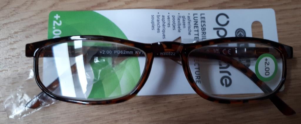 Nieuwe Leesbril Kruidvat. Sterkte +2., Overige merken, Bruin, Nieuw, Ophalen of Verzenden