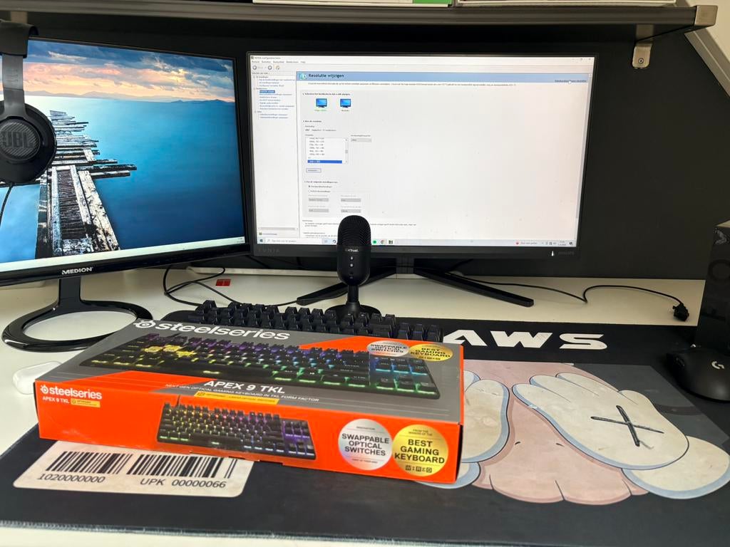 Volledige gaming setup, Computers en Software, Desktop Pc's, Zo goed als nieuw, Gaming, SSD, 3 tot 4 Ghz