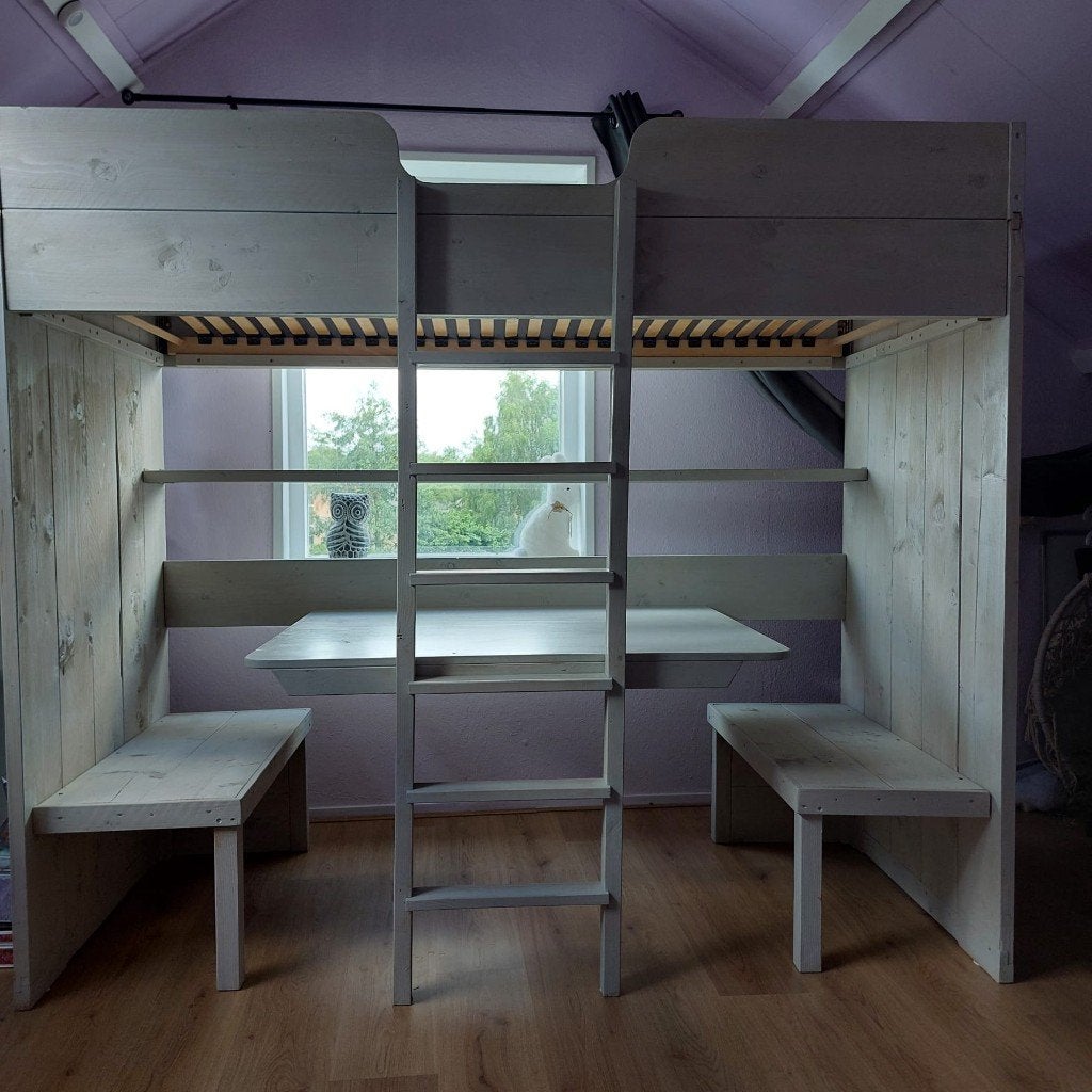 Hoogslaper, Kinderen en Baby's, Kinderkamer | Stapelbedden en Hoogslapers, Ophalen, Gebruikt, Hoogslaper