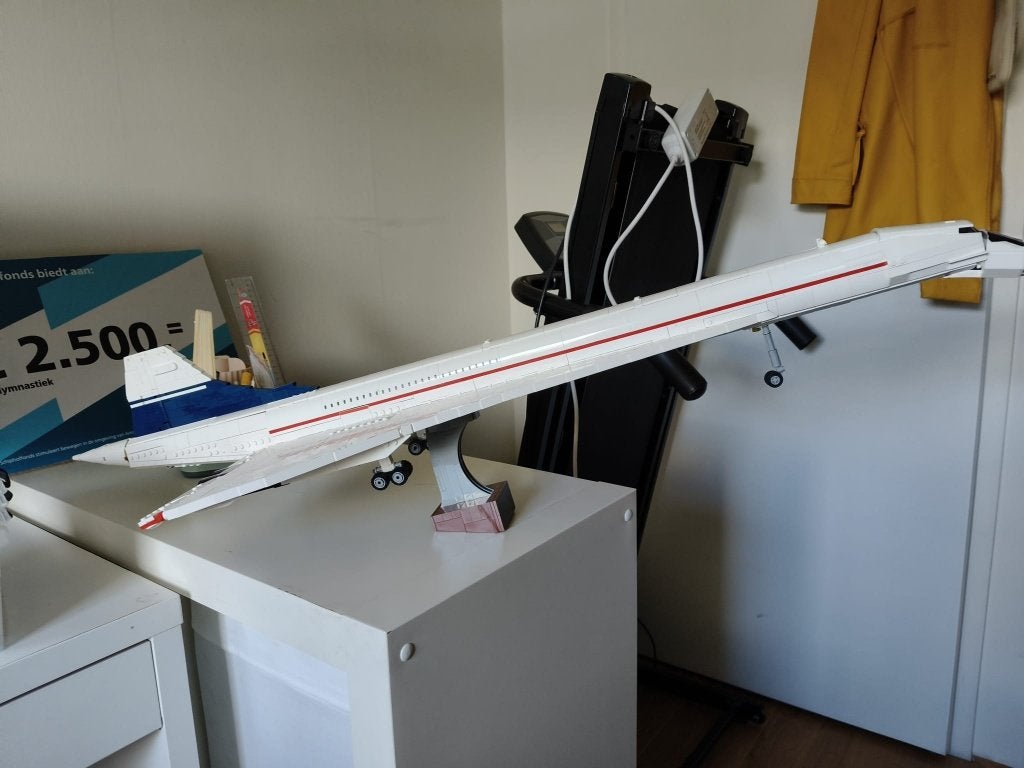Airbus Concorde – LEGO compatibel – mooie display set, Ophalen of Verzenden, Zo goed als nieuw, Overige merken