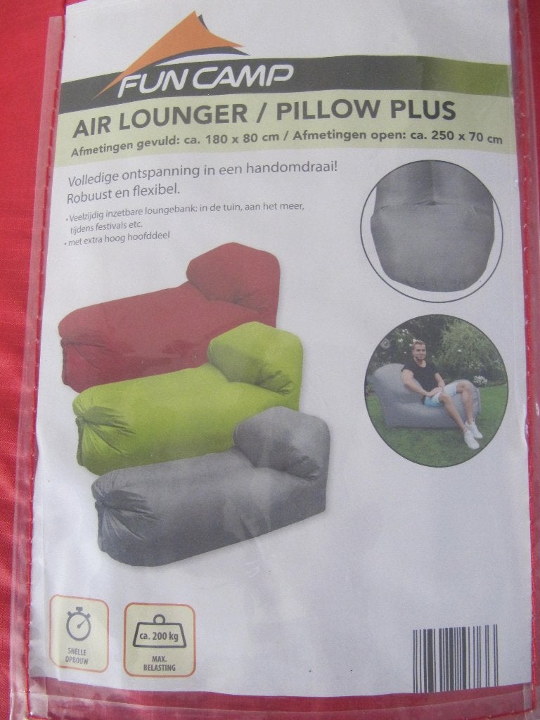 Air lounger NIEUW, Ophalen of Verzenden, Nieuw, 1-persoons