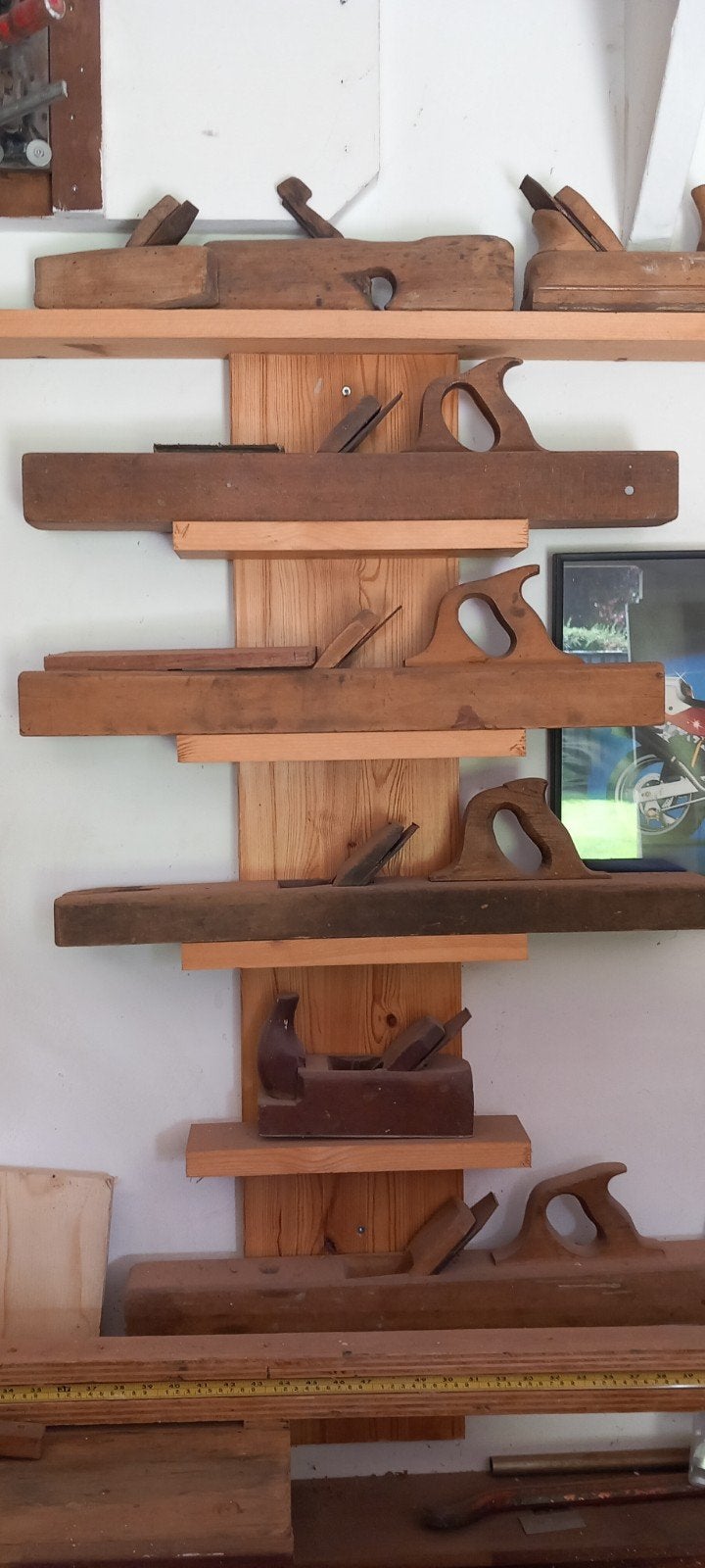 Verzameling oude houten schaven - Diverse modellen, Antiek en Kunst, Ophalen