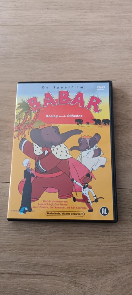 BABAR  Koning van de Olifanten Dvd, Cd's en Dvd's, Avontuur, Gebruikt, Alle leeftijden, Ophalen of Verzenden