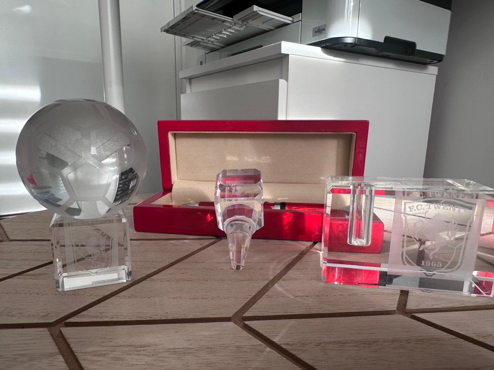 FC Twente Kampioensjaar 2010 Kristal & Merch, Ophalen of Verzenden, Zo goed als nieuw, F.C. Twente
