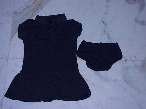 86 TOMMY HIILFIGER set jurk & broekje, Kinderen en Baby's, Babykleding | Maat 86, Ophalen of Verzenden, Zo goed als nieuw, Meisje