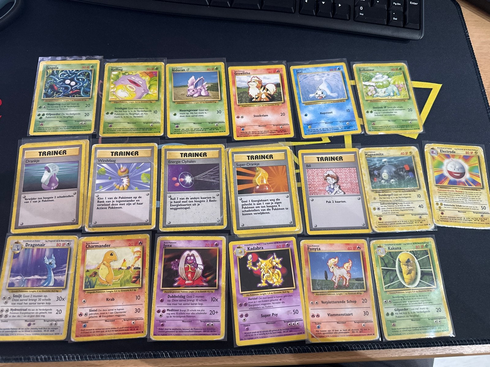 Pokémon Kaarten Collectie - Base NL, Ophalen of Verzenden, Gebruikt, Meerdere kaarten
