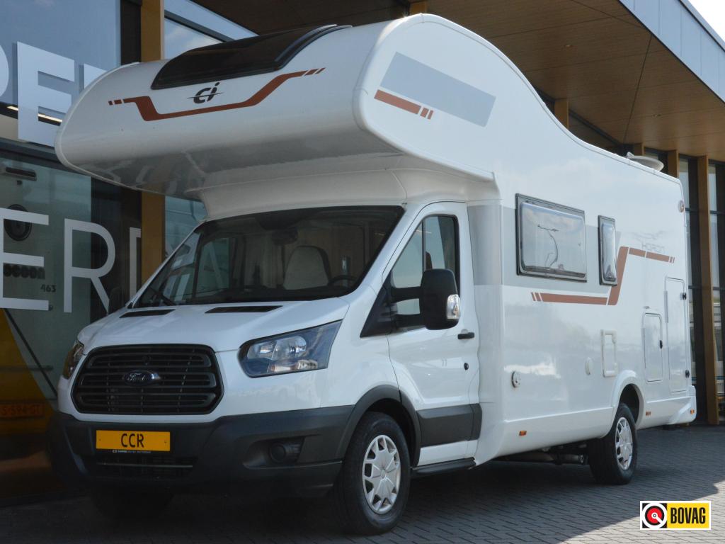 CI Horon 77 M 7-persoons Automaat, Caravans en Kamperen, Campers, Alkoof, Airbags, Ford, Treinzit