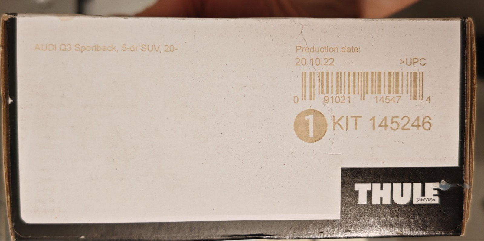 Thule kit 145246 voor dakdragers Audi Q3 Sportback, Auto diversen, Ophalen of Verzenden, Nieuw