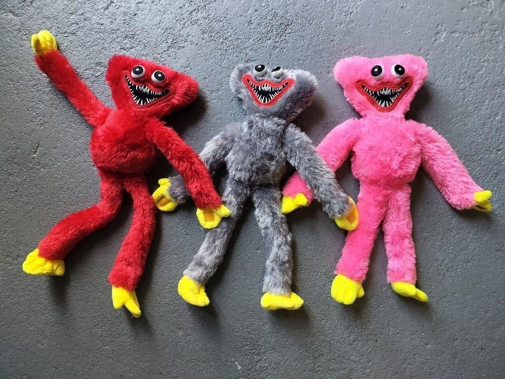 3 Poppy Playtime Huggy Wuggy knuffels, Kinderen en Baby's, Overige merken, Overige karakters, Overige typen, Ophalen of Verzenden