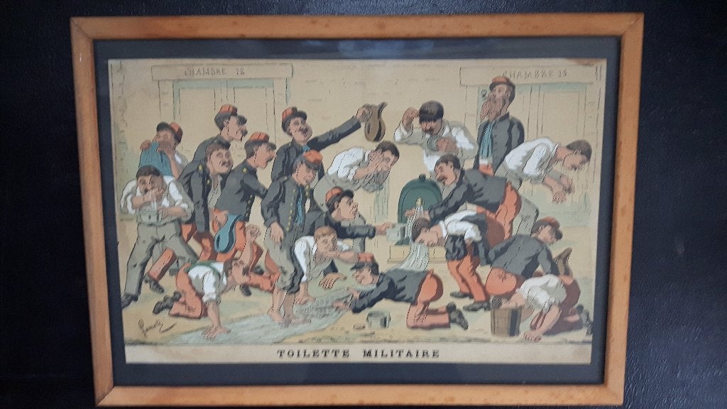 Edmond Lavrate, 10 ingelijste prenten., Ophalen of Verzenden, Zo goed als nieuw, Minder dan 50 cm, Overige typen