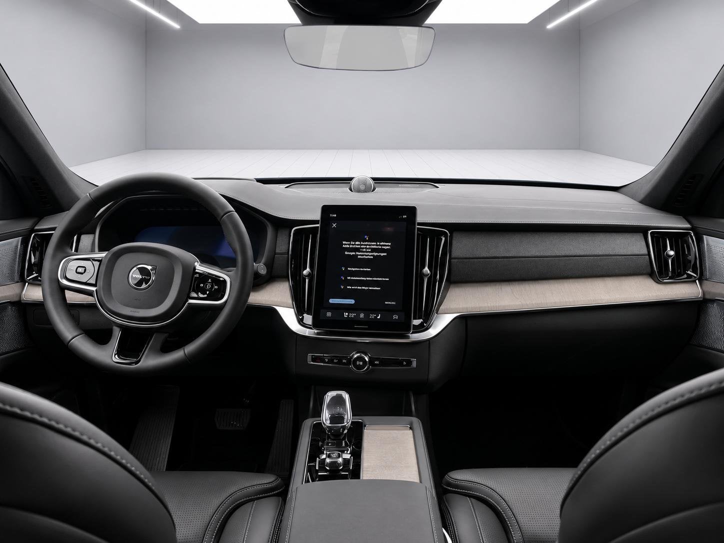 Volvo XC90 2.0 T8 Plug-in hybrid AWD Ultra Dark Alle Opties, Auto's, Volvo, Gebruikt, 4 cilinders, 1969 cc, Zwart