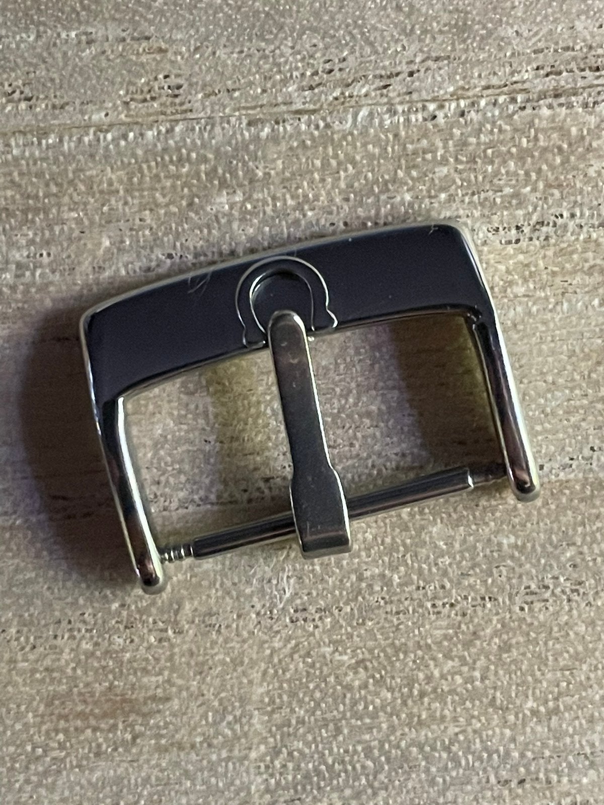 Gesp 18mm horloge Omega logo, Ophalen of Verzenden, Zo goed als nieuw