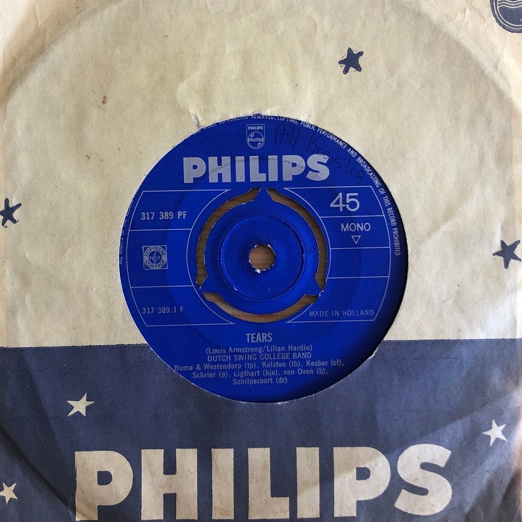 1958	Dutch Swing College Band           	Tears, Originele persing, Verzenden, Zo goed als nieuw, Jazz en Blues