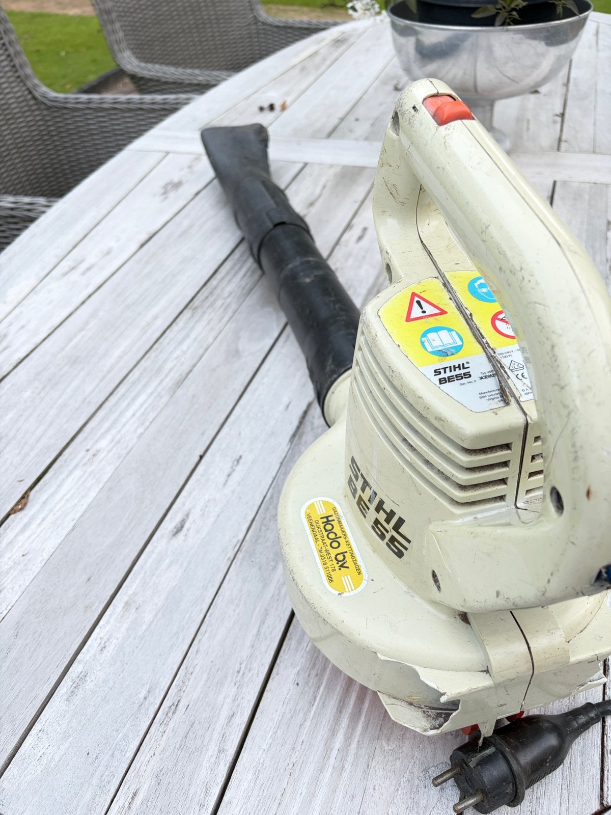 Bladblazer Stihl, Ophalen, Gebruikt, Elektrisch, Handgedragen