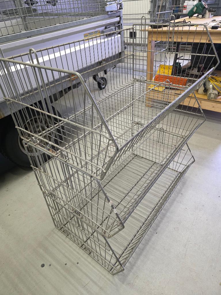 3 Supersterke draadmanden, Ophalen, Gebruikt, 40 tot 60 cm, Overige typen