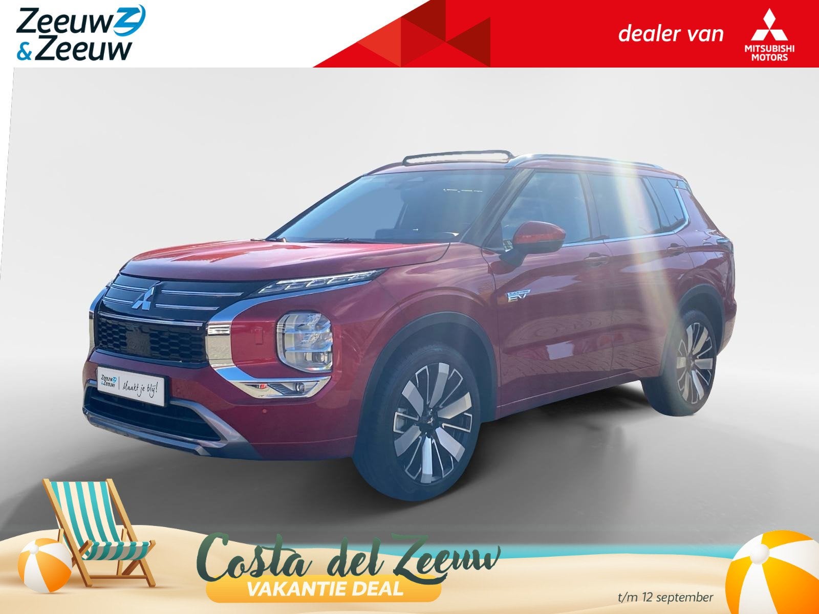 Mitsubishi Outlander 2.4 PHEV Instyle | 5.000 EURO KORTING |, Auto's, Automaat, Outlander, 4 cilinders, Met garantie (alle)