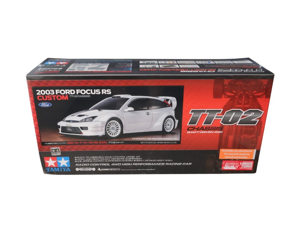 Tamiya 58724 1:10 RC Ford Focus RS Custom TT-02