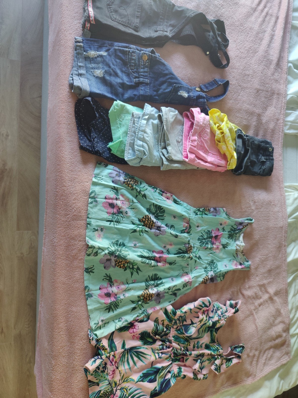 Set zomerkleding voor meisjes, maat 134/140, Ophalen of Verzenden, Gebruikt, Meisje, Setje