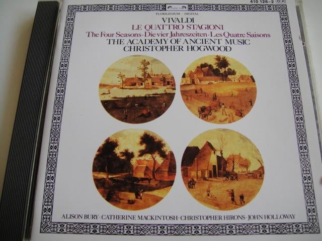 VIVALDI Le quattro stagioni CD HOGWOOD, Ophalen of Verzenden, Barok, Gebruikt, Orkest of Ballet